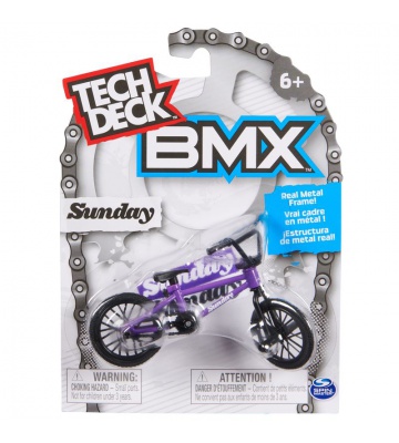 Tech Deck BMX bicicletta da collezione Sunday viola