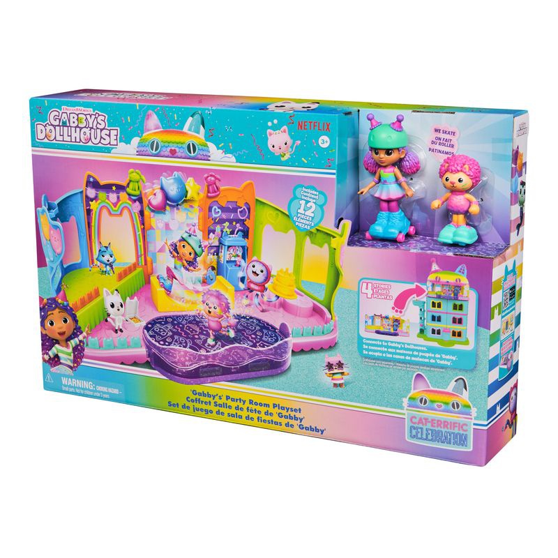 Gabby's Dollhouse set di gioco pattini a rotelle