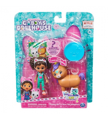 Gabby's Dollhouse set di giochi per gatti - Gabby e Koro