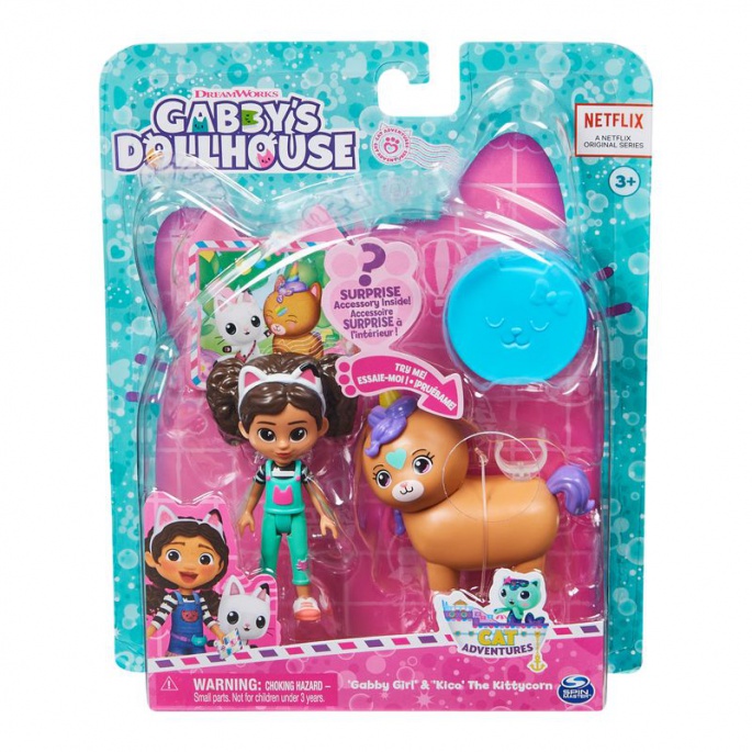 Gabby's Dollhouse set di giochi per gatti - Gabby e Koro