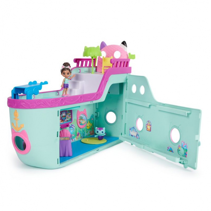 Gabby's Dollhouse set di gioco grande nave