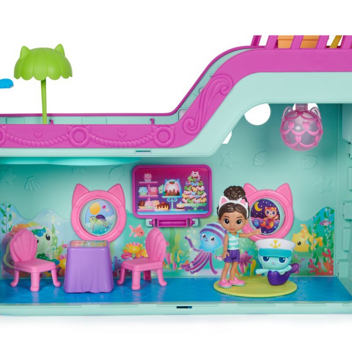 Gabby's Dollhouse set di gioco grande nave