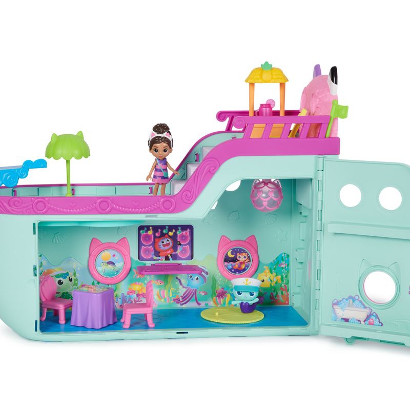 Gabby's Dollhouse set di gioco grande nave