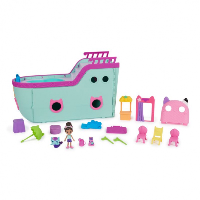 Gabby's Dollhouse set di gioco grande nave