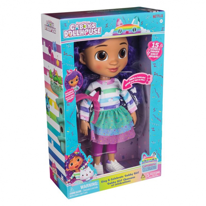 Gabby's Dollhouse bambola interattiva con suoni
