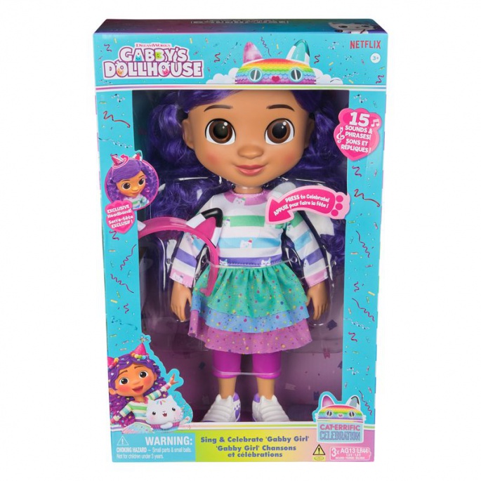 Gabby's Dollhouse bambola interattiva con suoni