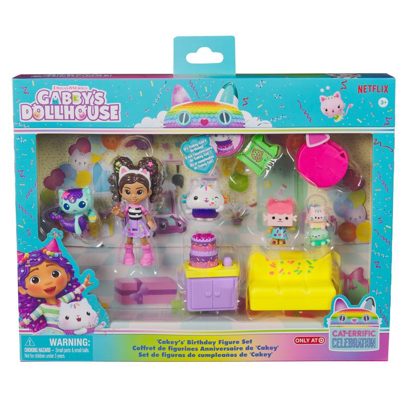 Gabby's Dollhouse confezione multipla di personaggi di compleanno