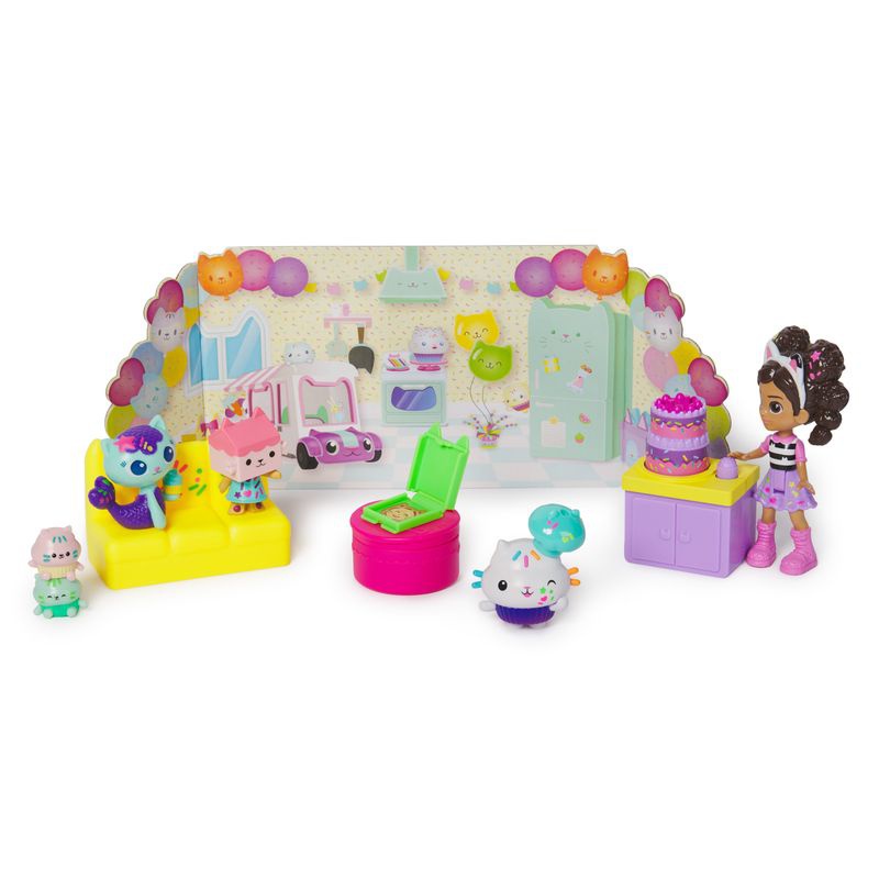 Gabby's Dollhouse confezione multipla di personaggi di compleanno