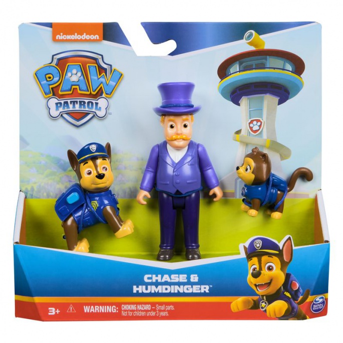 PAW Patrol sindaco Humdinger con la figura di Chase