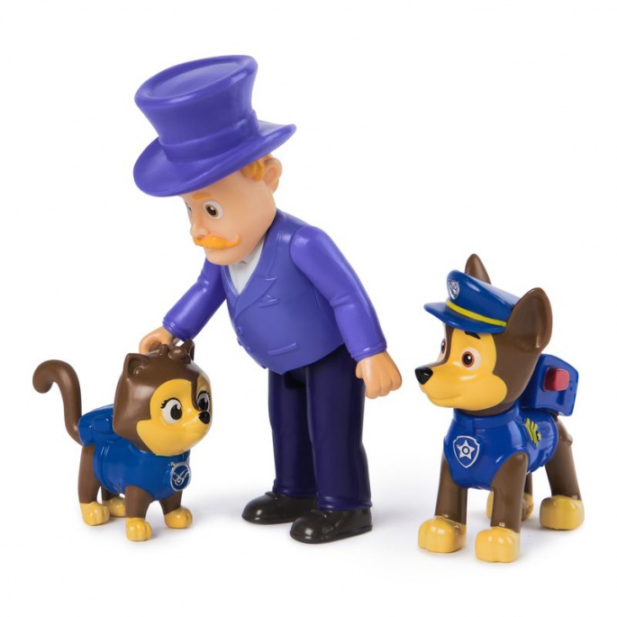 PAW Patrol sindaco Humdinger con la figura di Chase