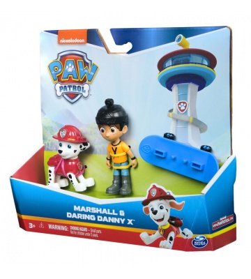 PAW Patrol audace Danny X con la figura di Marshall