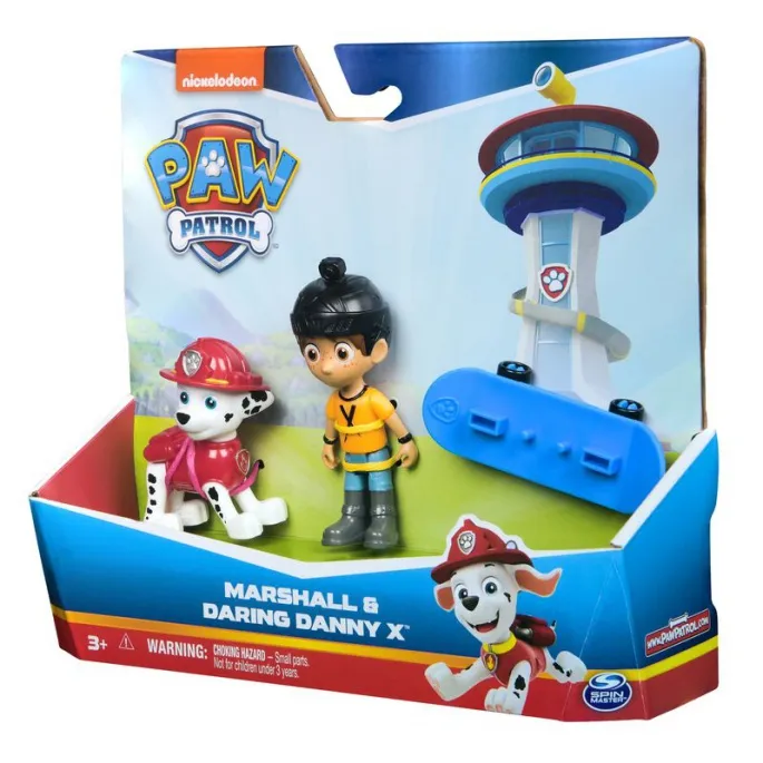 PAW Patrol audace Danny X con la figura di Marshall