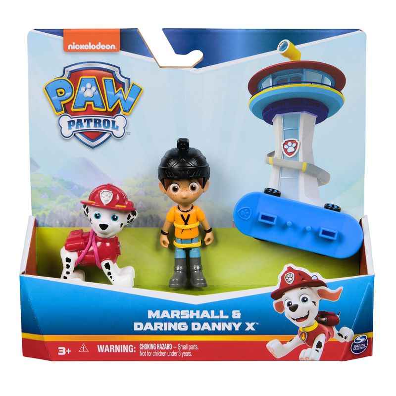 PAW Patrol audace Danny X con la figura di Marshall
