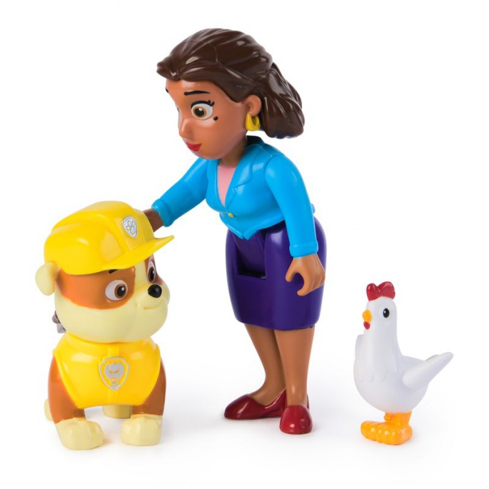 PAW Patrol sindaco Goodway con la figura di Rubble