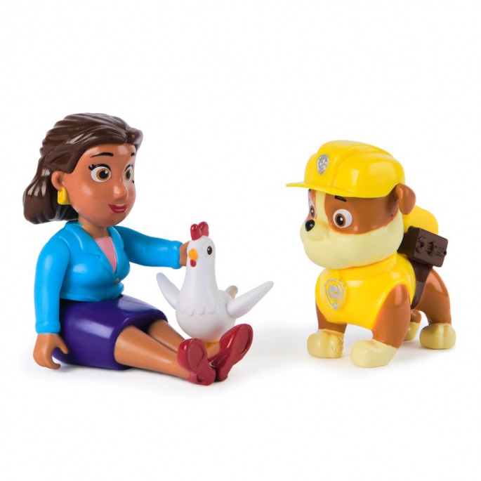 PAW Patrol sindaco Goodway con la figura di Rubble