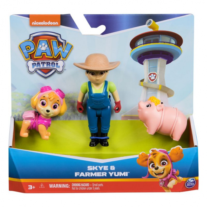 PAW Patrol contadina Yumi con la figura di Skye