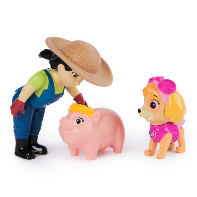 PAW Patrol contadina Yumi con la figura di Skye