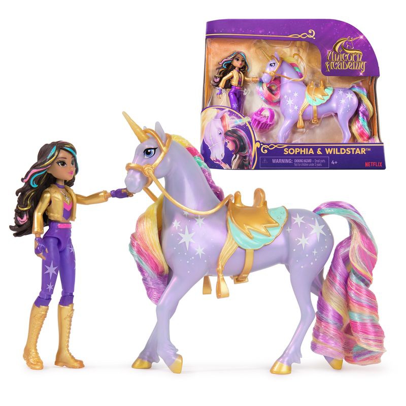 Unicorn Academy figure Sophia e Wildstar 11 cm