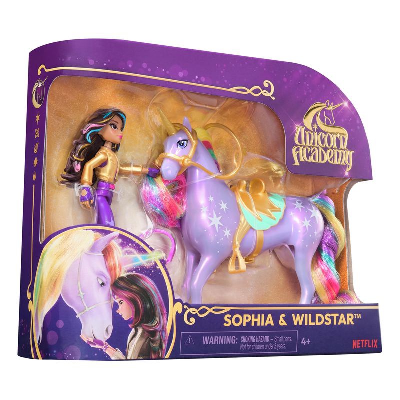 Unicorn Academy figure Sophia e Wildstar 11 cm