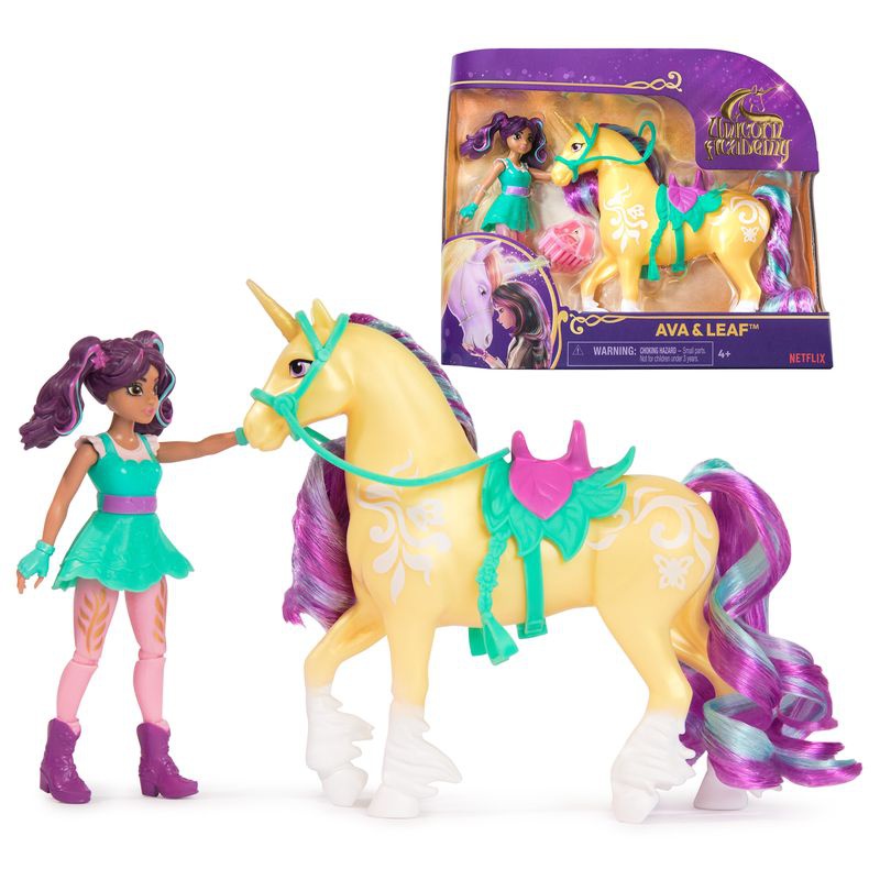 Unicorn Academy figure Ava e Leaf 11 cm