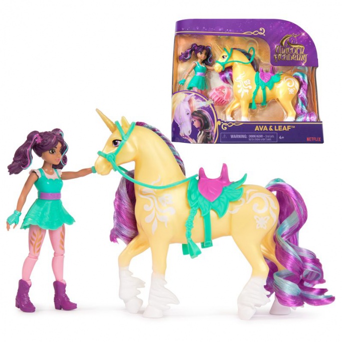Unicorn Academy figure Ava e Leaf 11 cm
