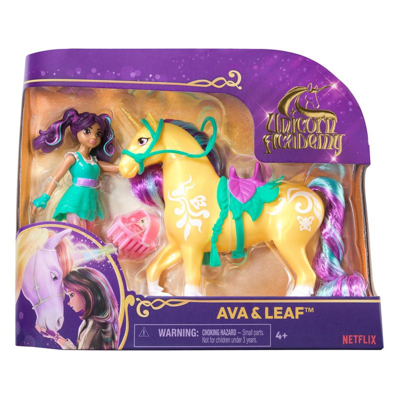 Unicorn Academy figure Ava e Leaf 11 cm