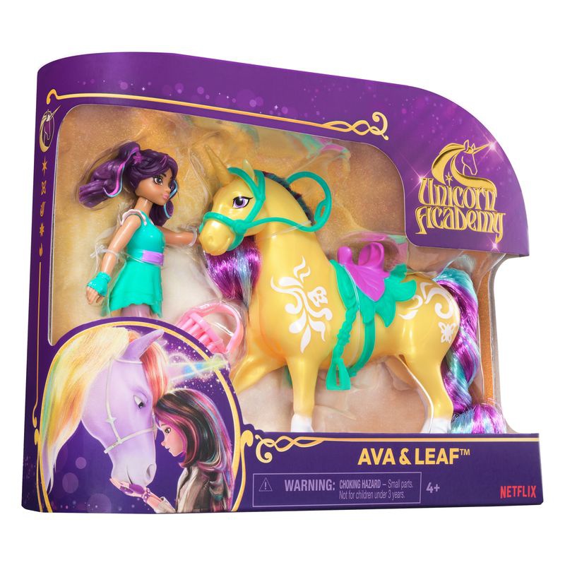Unicorn Academy figure Ava e Leaf 11 cm