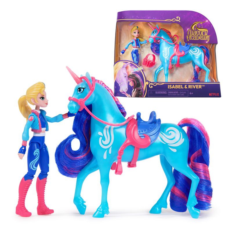 Unicorn Academy figure Isabel e River 11 cm