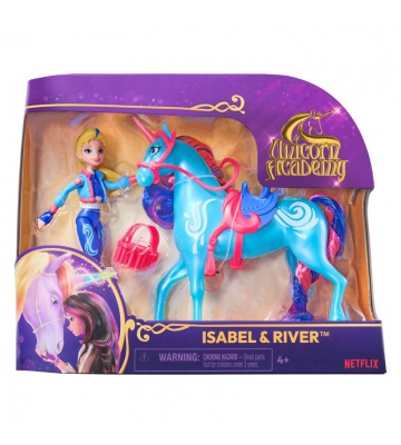 Unicorn Academy figure Isabel e River 11 cm