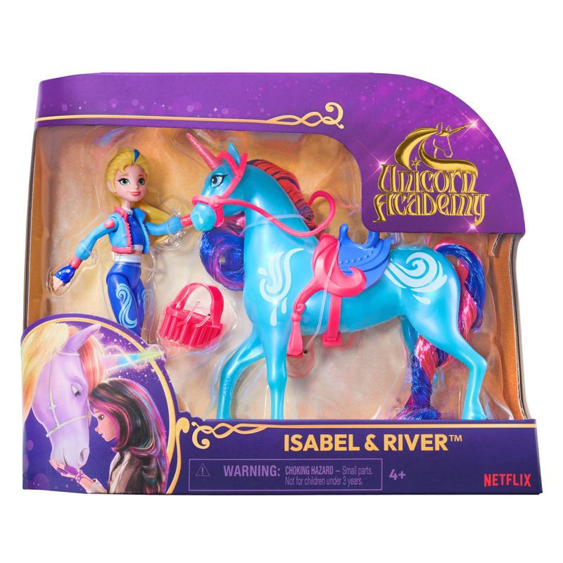 Unicorn Academy figure Isabel e River 11 cm
