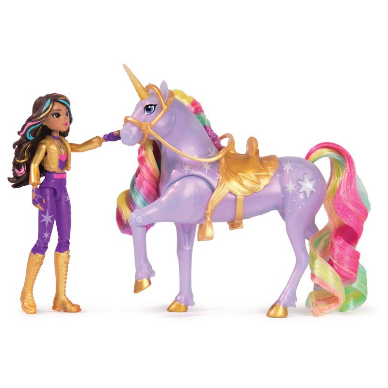 Unicorn Academy unicorno luminoso e figura Sophia & Wildstar 11 cm