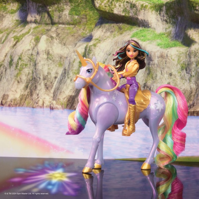 Unicorn Academy unicorno luminoso e figura Sophia & Wildstar 11 cm