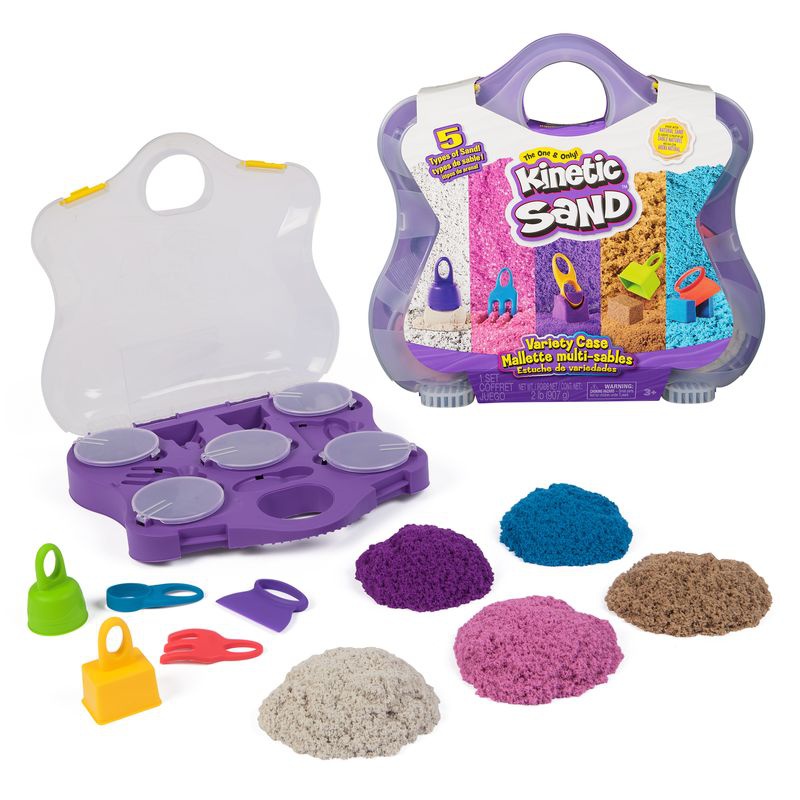 Kinetic Sand valigetta con accessori