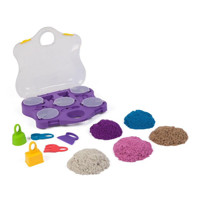 Kinetic Sand valigetta con accessori