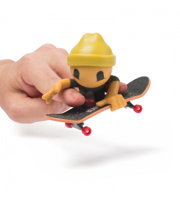 Tech Deck SK8 Crew fingerboard con figura cappellino giallo
