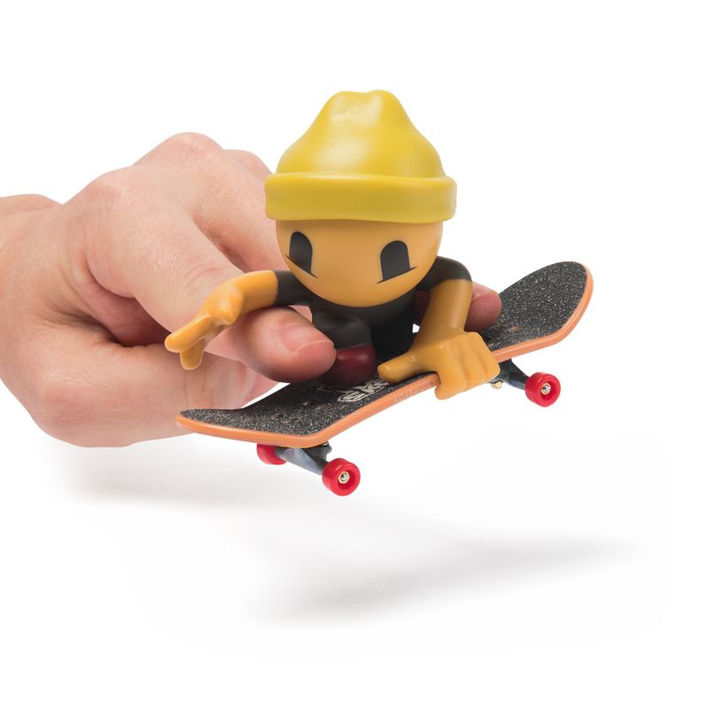Tech Deck SK8 Crew fingerboard con figura cappellino giallo