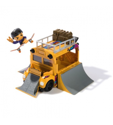 Tech Deck SK8 Crew set di gioco autobus