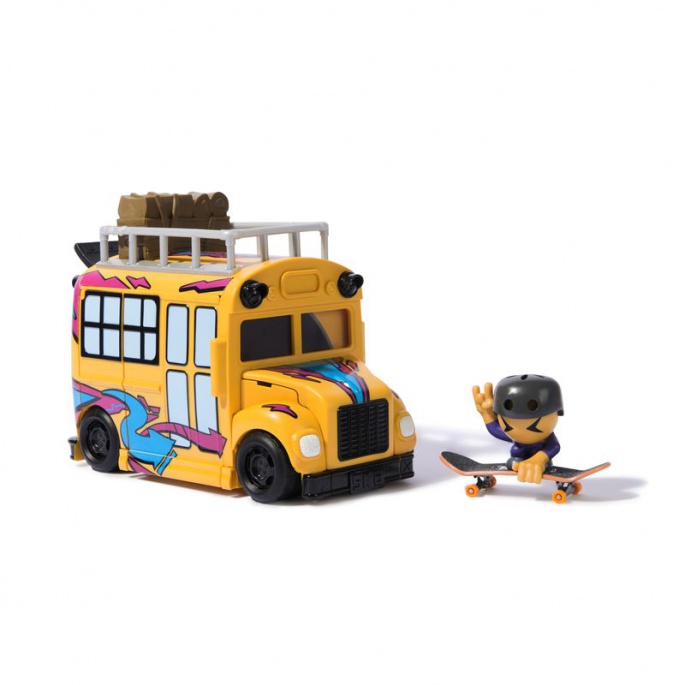 Tech Deck SK8 Crew set di gioco autobus