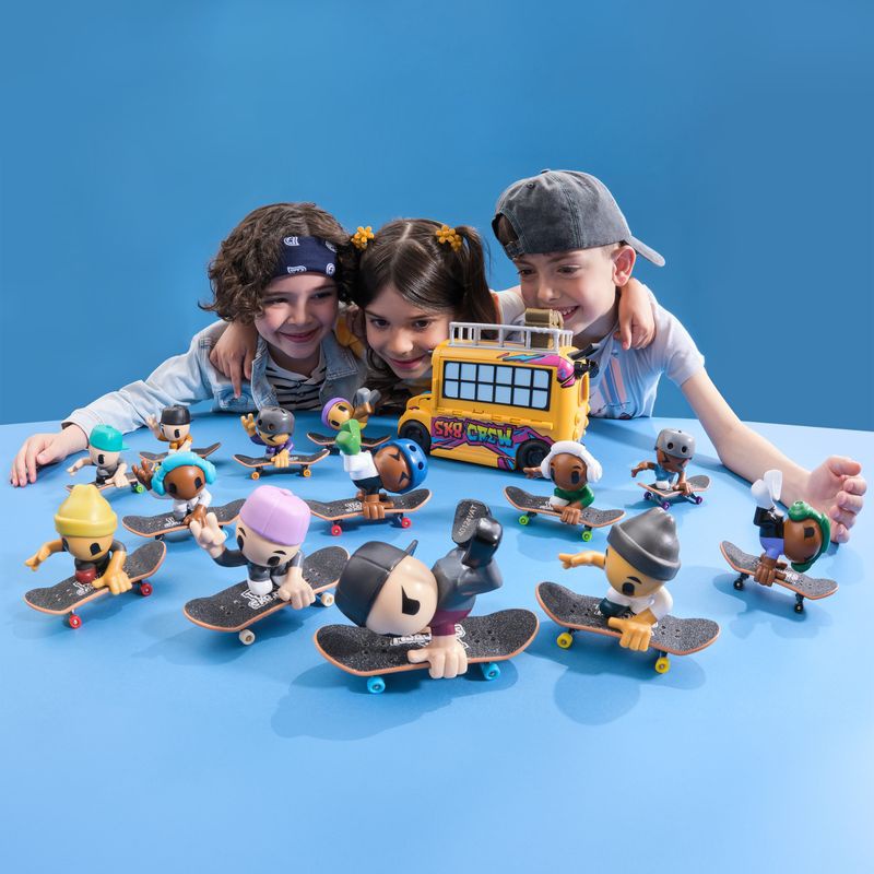 Tech Deck SK8 Crew set di gioco autobus