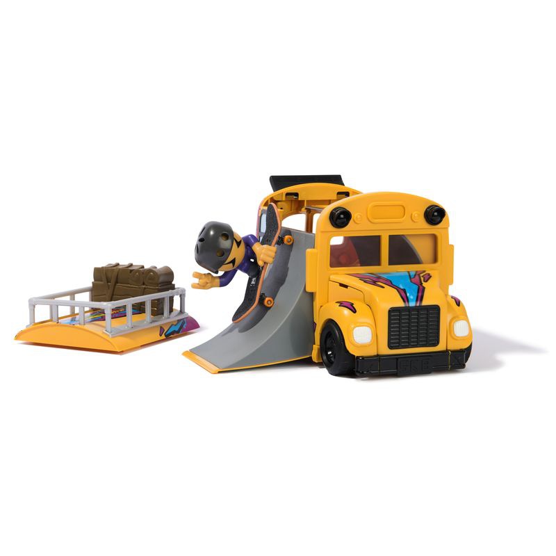 Tech Deck SK8 Crew set di gioco autobus