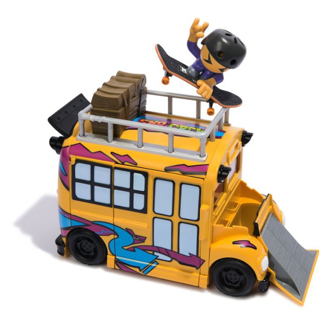 Tech Deck SK8 Crew set di gioco autobus