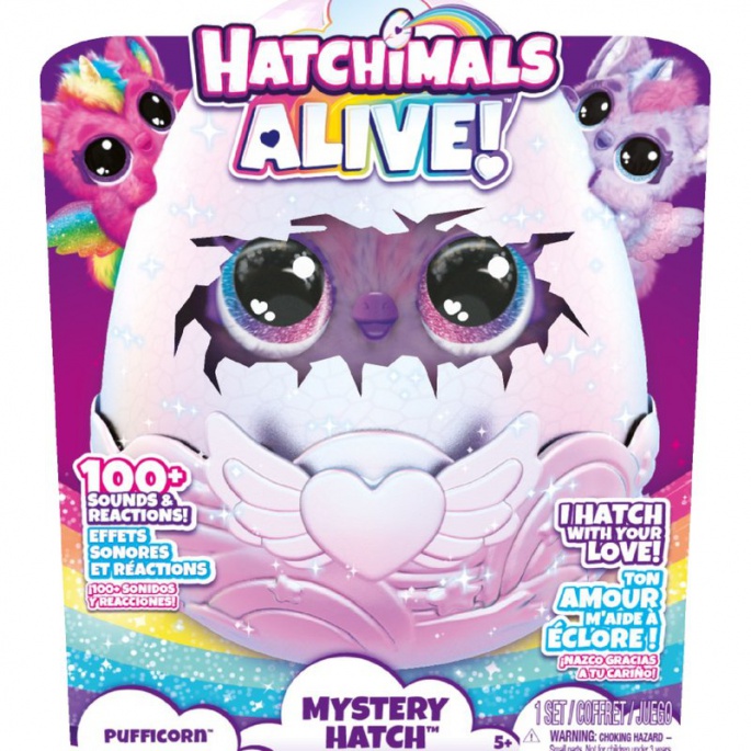 Hatchimals unicorno interattivo che si schiude