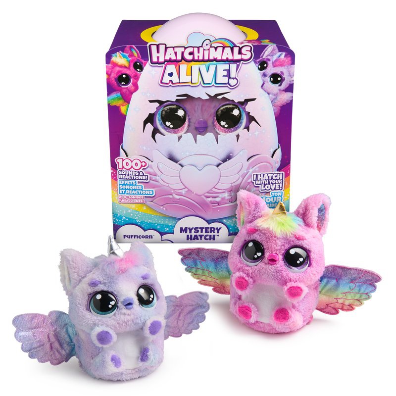 Hatchimals unicorno interattivo che si schiude