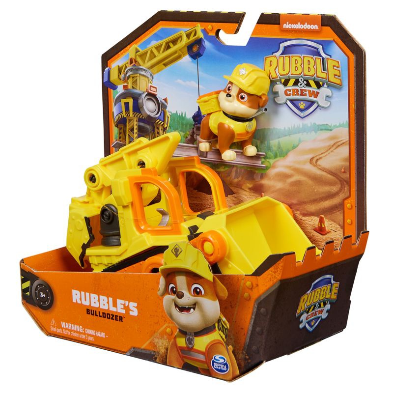 Pacchetto vantaggioso: PAW Patrol grande torre Rescue Wheels + Rubble & Crew veicolo Rubble