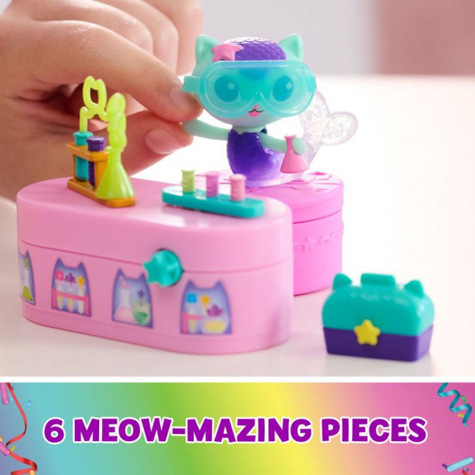 Gabby's Dollhouse piccolo set di gioco con movimento