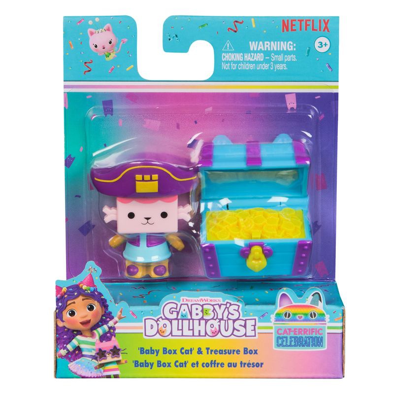 Gabby's Dollhouse figura Baby Box Cat con accessorio