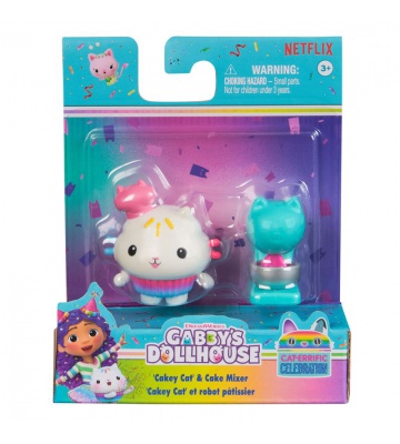 Gabby's Dollhouse figurina Cakey Cat con accessorio