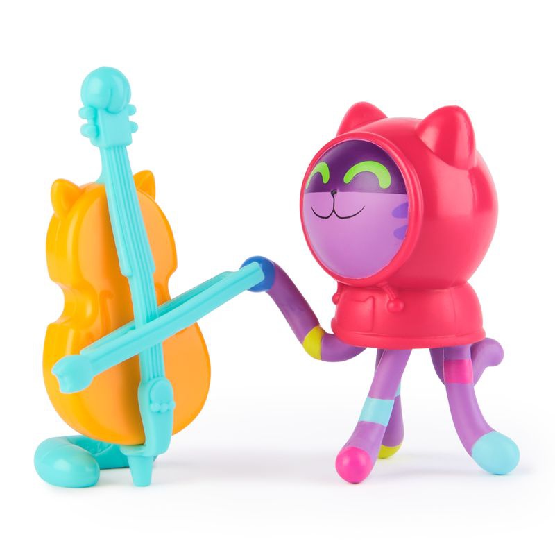 Gabby's Dollhouse figura Dj Catnip con accessorio