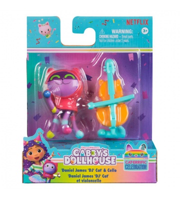 Gabby's Dollhouse figura Dj Catnip con accessorio