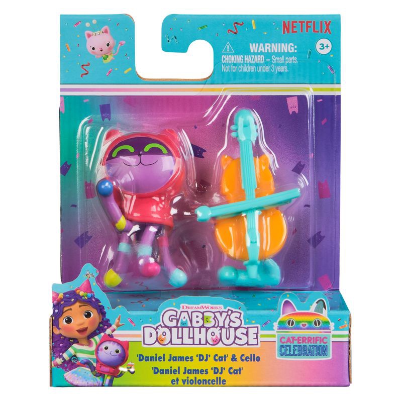 Gabby's Dollhouse figura Dj Catnip con accessorio